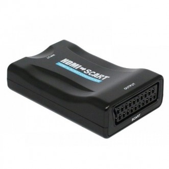 Конвертер HDMI (тато) на SCART (мама), 5V / 2A + перехідник, Black, Box, Q250. Дніпро. фото 1 Конвертер HDMI (тато) на SCART (мама), 5V / 2A + перехідник, Black, Box, Q250. Дніпро. фото 1