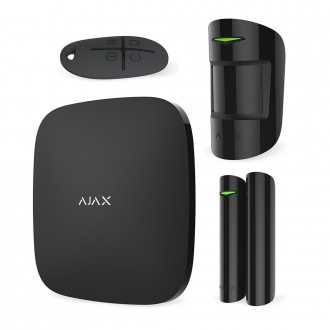 Комплект бездротової сигналізації Ajax StarterKit black (Hub/MotionProtect/DoorProtect/SpaceControl). Дніпро. фото 1 Комплект бездротової сигналізації Ajax StarterKit black (Hub/MotionProtect/DoorProtect/SpaceControl). Дніпро. фото 1