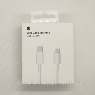 Кабель USB-C to Lightning для iPhone (1m) 
	Бренд: Apple
	Роз'єм: 1 Lighting
	Ко. . фото 4