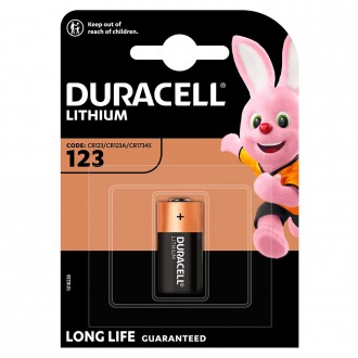 Батарейка DURACELL DL 123, 1 шт у блістері, ціна за блістер. Дніпро. фото 1 Батарейка DURACELL DL 123, 1 шт у блістері, ціна за блістер. Дніпро. фото 1