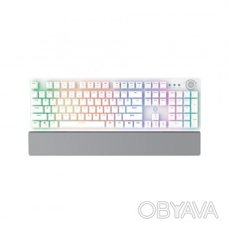 Клавиатура USB Fantech MK853V2 SPACE EDITION, длина кабеля 135см, (Eng), White, 
