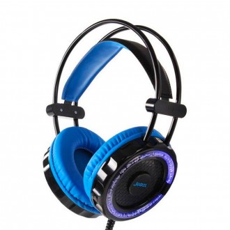 Навушники дротові Jedel GH-217, з мікрофоном, Black/Blue, Box. Дніпро. фото 1 Навушники дротові Jedel GH-217, з мікрофоном, Black/Blue, Box. Дніпро. фото 1