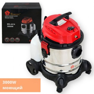 Пилосос промисловий, миючий Domotec MS 4414, будівельний 3000W, об'єм бака 20 л. Запоріжжя. фото 1 Пилосос промисловий, миючий Domotec MS 4414, будівельний 3000W, об'єм бака 20 л. Запоріжжя. фото 1
