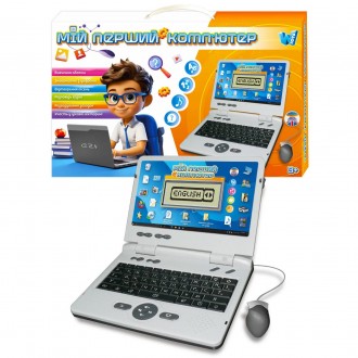 Обучающий компьютер Ноутбук WToys озвучивание укр.\англ. языке 15 песен,15 вопро. Львов. фото 1 Обучающий компьютер Ноутбук WToys озвучивание укр.\англ. языке 15 песен,15 вопро. Львов. фото 1