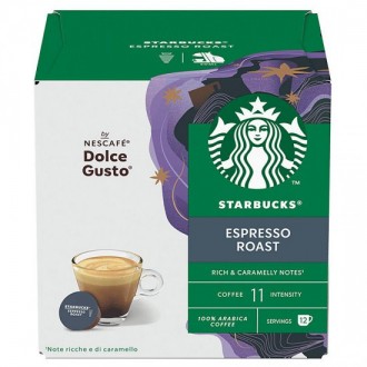 Кофе в капсулах Starbucks Dolce Gusto Espresso Roast 12 шт Старбакс Еспрессо Роа. Київ. фото 1 Кофе в капсулах Starbucks Dolce Gusto Espresso Roast 12 шт Старбакс Еспрессо Роа. Київ. фото 1