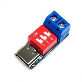 Модуль підвищення живлення USB Type-C PD/QC тригер PD/QC Швидка зарядка USB Type. Рівне. фото 1 Модуль підвищення живлення USB Type-C PD/QC тригер PD/QC Швидка зарядка USB Type. Рівне. фото 1