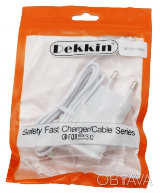 Сетевое зарядное устройство USB x 1 Dekkin Orange MicroUSB DC5V-2.1 A