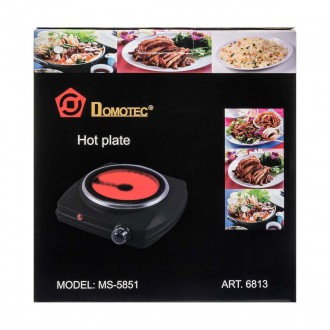 Електропліта Domotec MS 5851 / 6813 / Кераміка, 900 W. Львів. фото 1 Електропліта Domotec MS 5851 / 6813 / Кераміка, 900 W. Львів. фото 1
