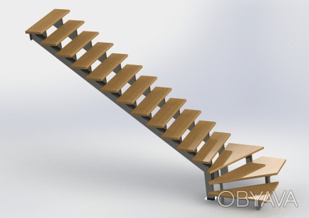 Производим и реализуем маршевые лестницы классической конструкции. Лестница сост. . фото 1