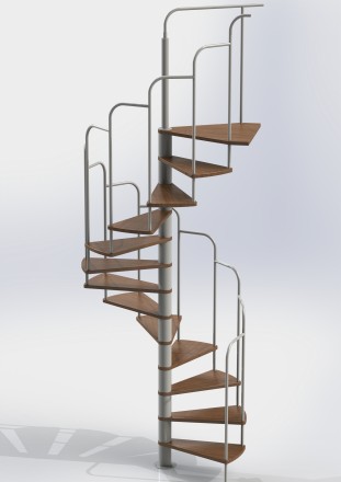 Производим и реализуем комплекты для самостоятельной сборки винтовых лестниц мод. . фото 2