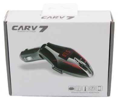 ФМ Модулятор для Авто CARV 7, Bluetooth, MP3, USB, AUX – висока якість за бюджет. . фото 2