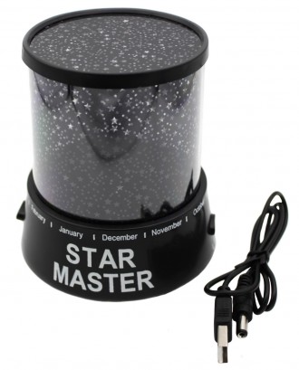 Ночник-проектор Star Master USB - завораживающий ночник с имитацией звездного не. . фото 3