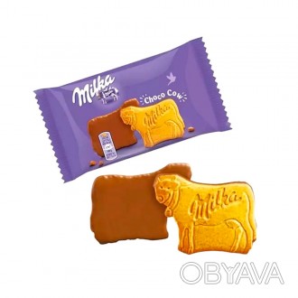 Печиво шоколадне Milka Choco Cow Mini Корівка міні 1шт 40г Смачні печеньки у фор. . фото 1