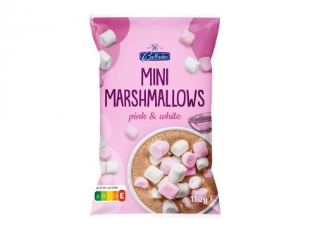 Зефір міні до кави Belbake Marshmallows mini Pink&White маршмелоу білий та рожев. Ужгород. фото 1 Зефір міні до кави Belbake Marshmallows mini Pink&White маршмелоу білий та рожев. Ужгород. фото 1