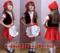 Костюм карнавальный детский Красная Шапочка 3-5 лет. Киев. фото 1 Костюм карнавальный детский Красная Шапочка 3-5 лет. Киев. фото 1