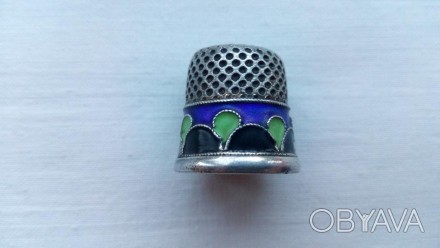 Наперсток Серебро 916 Горячая Эмаль
