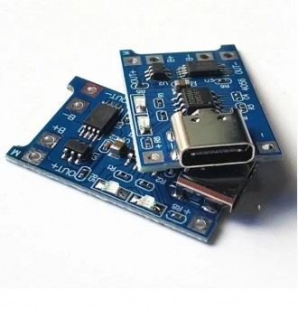 Модуль плата з захистом для заряджання li-ion tp 4056 micro-usb або type-c. Харьков. фото 1 Модуль плата з захистом для заряджання li-ion tp 4056 micro-usb або type-c. Харьков. фото 1