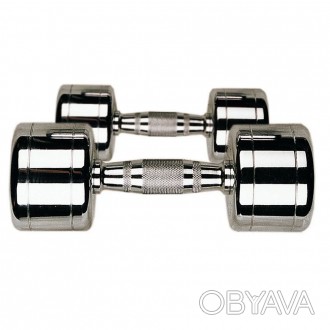 Stein Рrofessional chrome dumbbell
	Профессиональные классические гантели от Ste. . фото 1