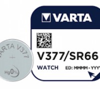 Батарейка Varta V377 (67mAh, 1.55V, Оксид Серебра)
Типоразмер IEC: V377
Другие н. . фото 2