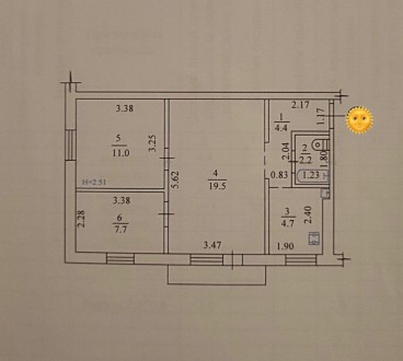 Номер оголошення на сайті компанії: SF-3-040-236-OB.
Продам 3-х кімнатну квартир. . фото 10