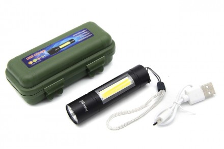 Фонарь ручной Police BL-510, ЗУ microUSB, XPE+COB. Львов. фото 1 Фонарь ручной Police BL-510, ЗУ microUSB, XPE+COB. Львов. фото 1