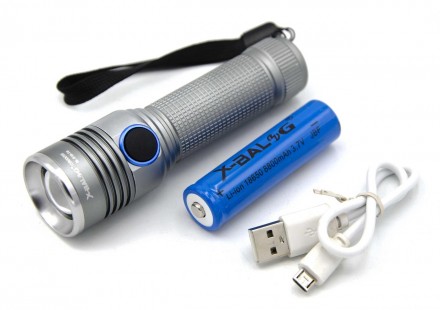 Фонарь ручной Police RB229 / R842 / 18650/T6/ Zoom/ ЗУ microUSB. Львов. фото 1 Фонарь ручной Police RB229 / R842 / 18650/T6/ Zoom/ ЗУ microUSB. Львов. фото 1