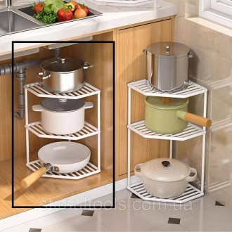 Полка-органайзер кухонная Stenson M 3 яруса 25*25*36 см Без выбора цвета!. Одеса. фото 1 Полка-органайзер кухонная Stenson M 3 яруса 25*25*36 см Без выбора цвета!. Одеса. фото 1