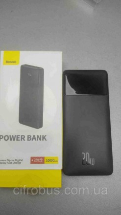 Універсальний зовнішній акумулятор повербанк Б/У Baseus Bipow Digital Display 10000 mAh 20W. Київ. фото 1 Універсальний зовнішній акумулятор повербанк Б/У Baseus Bipow Digital Display 10000 mAh 20W. Київ. фото 1