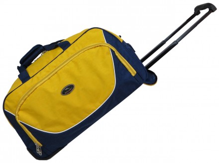 Сумка на колесах 57L Wallaby 10428-7 синя з жовтим. Суми. фото 1