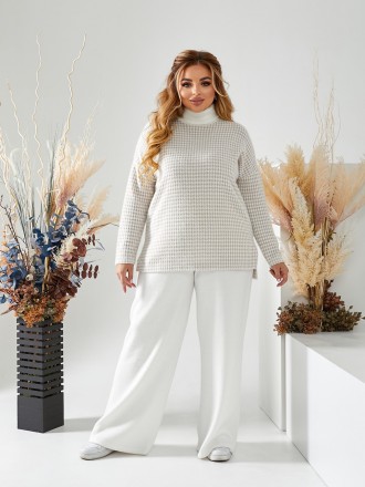 Костюм PEONY Раффлс 48-50 Бежевий (0108233-48-50:1). Суми. фото 1 Костюм PEONY Раффлс 48-50 Бежевий (0108233-48-50:1). Суми. фото 1