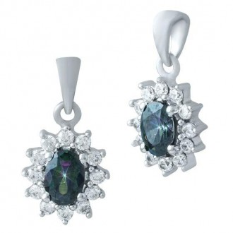 Серебряная подвеска ortex с мистик топазом 1.042ct (1933459). Сумы. фото 1 Серебряная подвеска ortex с мистик топазом 1.042ct (1933459). Сумы. фото 1