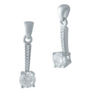 Серебряная подвеска ortex с фианитами (2001508). Сумы. фото 1 Серебряная подвеска ortex с фианитами (2001508). Сумы. фото 1
