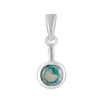 Серебряная подвеска ortex с мистик топазом 0.58ct (2043546). Сумы. фото 1 Серебряная подвеска ortex с мистик топазом 0.58ct (2043546). Сумы. фото 1