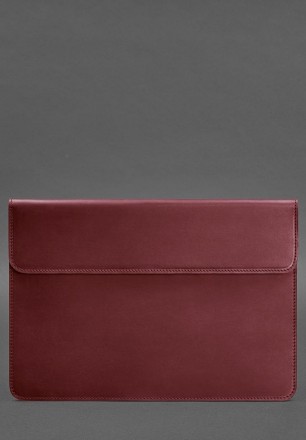 Шкіряний чохол-конверт на магнітах для MacBook 15 дюйм Бордовий Crazy Horse Blan. Суми. фото 1 Шкіряний чохол-конверт на магнітах для MacBook 15 дюйм Бордовий Crazy Horse Blan. Суми. фото 1