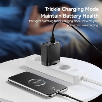 ESSAGER 65W GaN Travel Charger Type-C + Type-A - сетевое зарядное устройство, ра. . фото 7