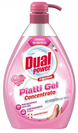 Гель для мытья посуды Dual Power с дозатором Нежные руки 1 л. Одеса. фото 1 Гель для мытья посуды Dual Power с дозатором Нежные руки 1 л. Одеса. фото 1