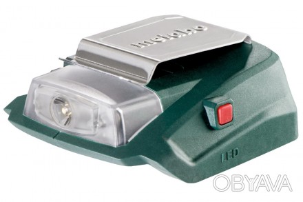 ОПИСАНИЕ
 
Metabo PA 14.4 - 18 LED-USB. 
Компактный универсальный адаптер, испол. . фото 1