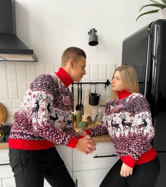 Свитер теплый джемпер новогодний 3XL,4XL,5XL. Вышгород. фото 1 Свитер теплый джемпер новогодний 3XL,4XL,5XL. Вышгород. фото 1