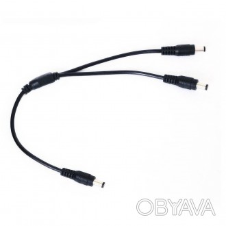 Кабель живлення для роутера от ИБП Разветвитель DC 5.5x2.1 to 2 DC 5.5x2, 62 см.