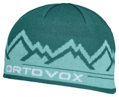 Ortovox Peak Beanie - крутецька та стильна чоловіча шапка з 100% вовни мериноса.. . фото 3