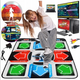 Танцевальный коврик usb для ПК компьютера PC Dance mat Dance Pad улучшенный с C. Киев. фото 1 Танцевальный коврик usb для ПК компьютера PC Dance mat Dance Pad улучшенный с C. Киев. фото 1