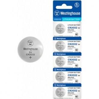 Литиевая батарейка Lithium "таблетка" CR2032 5шт/уп blister Westinghouse CR2032-. Черкаси. фото 1 Литиевая батарейка Lithium "таблетка" CR2032 5шт/уп blister Westinghouse CR2032-. Черкаси. фото 1