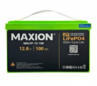 Акумулятор промисловий MAXION LiFePO4 MXLFP-12-100 (12V; 100Ah). Київ. фото 1 Акумулятор промисловий MAXION LiFePO4 MXLFP-12-100 (12V; 100Ah). Київ. фото 1