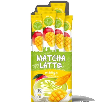 Зеленый чай g'tea! Матча латте с манго 10 стиков. Запорожье. фото 1 Зеленый чай g'tea! Матча латте с манго 10 стиков. Запорожье. фото 1