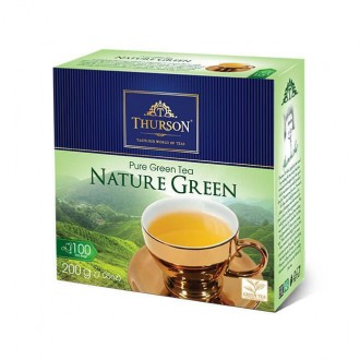 Чай зеленый цейлонский Thurson Nature Green 100 пакетиков. Запорожье. фото 1 Чай зеленый цейлонский Thurson Nature Green 100 пакетиков. Запорожье. фото 1