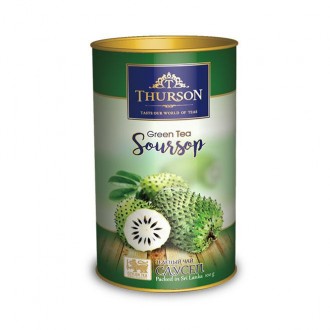 Чай зеленый Thurson Soursop с кусочками саусепа листовой 100 грамм в подарочной . Запорожье. фото 1 Чай зеленый Thurson Soursop с кусочками саусепа листовой 100 грамм в подарочной . Запорожье. фото 1