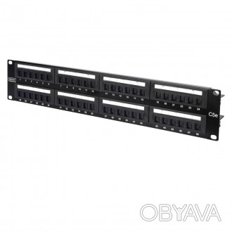Патч-панель DIGITUS 19" 1U, 24 порта, 5e UTP в сборе