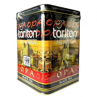 Крупнолистовой чёрный чай Tarlton ОРА цейлонский 250 грамм в жестяной банке. Запоріжжя. фото 1 Крупнолистовой чёрный чай Tarlton ОРА цейлонский 250 грамм в жестяной банке. Запоріжжя. фото 1