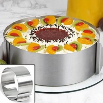 Форма розсувна Cake Ring 28 х 10 см Кругла для тортів салатів. Київ. фото 1 Форма розсувна Cake Ring 28 х 10 см Кругла для тортів салатів. Київ. фото 1