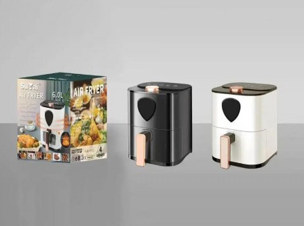 Аерофритюрниця Air Fryer 6 л Su Tai ST-606. Київ. фото 1 Аерофритюрниця Air Fryer 6 л Su Tai ST-606. Київ. фото 1